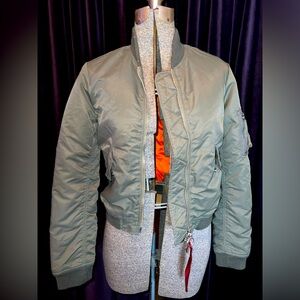 Marc jacobs flight jacket green